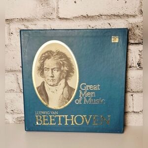 Time-Life Great Men of Music Beethoven 4-LP Box Set w/ Booklet Vintage